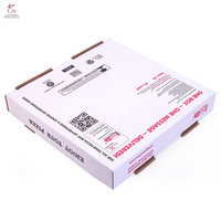 Boîte en papier jetable pour pizza, dessert, nourriture, prix bon marché, boîte d'emballage pour sushi, hamburger, pain, tarte aux œufs, sandwich avec logo
