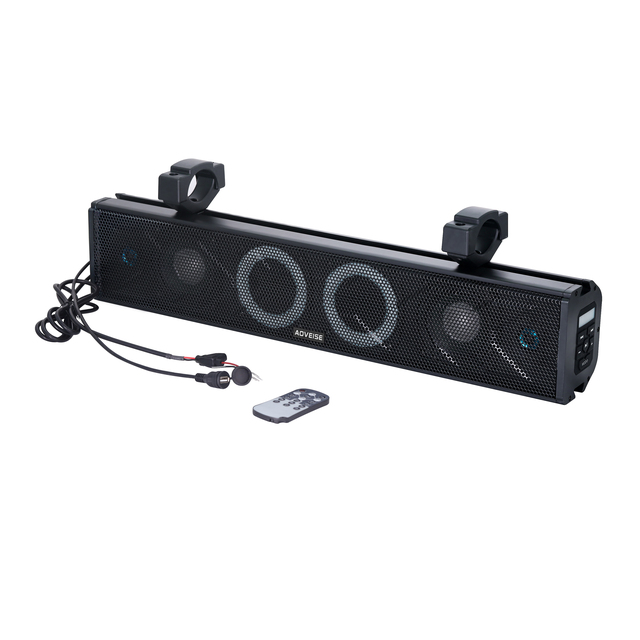 Waterproof ABS USB Amplifier for ATV UTV Motorcycle Golf Cart with New Design Blue Tooth Speaker MP3 Stereo Audio Sound Bar