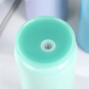 Elegant Shaped <b>Drinking</b> <b>Plastic</b> Solid Glossy Colored Colorful Solid Color 16Oz Beer Soda <b>Plastic</b> Can for UV DTF Wraps - Product Image 6