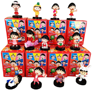 Figura de PVC Kawaii Chi-bi Maruko, caja ciega de Anime, máquina de garra de juguete, regalo Unisex para niños de 7 a 24 meses, fuente de animación japonesa GRETE - Product Image 1