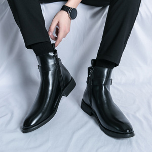 <span class=keywords><strong>Botas</strong></span> <span class=keywords><strong>de</strong></span> <span class=keywords><strong>Invierno</strong></span> 2024 para <span class=keywords><strong>Hombre</strong></span>, <span class=keywords><strong>Botas</strong></span> <span class=keywords><strong>de</strong></span> Caña Alta con Parte Superior <span class=keywords><strong>de</strong></span> Cuero, Plantilla <span class=keywords><strong>de</strong></span> Goma PU, Nuevo Modelo - Product Image 5