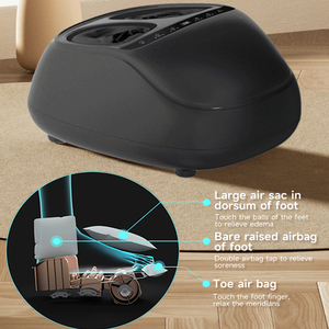 Masajeador de Pies con Vibración, Compresión y Acupresión, Masajeador de Pies Shiatsu con Calor para la Circulación Sanguínea - Product Image 5