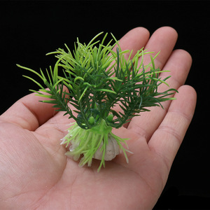 Aquariumornamenten Set Gesimuleerde Groene Planten Grasstapel Plastic Aquatische Landschapsdecoratie Voor <span class=keywords><strong>Aquarium</strong></span> Voorgrond - Product Image 5