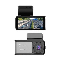 4K Çift Lensli Ön ve Arka 1080P Araç Kamerası DVR GPS WiFi 24 Saat Park Monitörü Starlight Gece Görüşlü Araç Güvenlik Kamerası