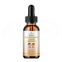 Gouttes liquides multivitaminées pour enfants Solilan Halal, étiquette privée OEM, complément de haute qualité, multivitamines liquides pour enfants