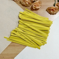 Attaches torsadées en fil de papier kraft Fanxing à filament unique pour la fermeture et l'attachage de boîtes cadeaux