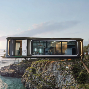 Venta caliente Casa móvil con baño Baño Diseño moderno Aplicación al aire libre Casa de cápsula modular Precio barato de fábrica - Product Image 1