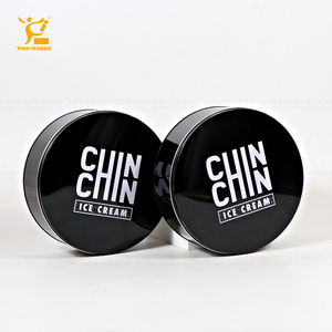 Tinsmaker Lattina Rotonda Nera per Biscotti, Snack, Dolci e Torte con Coperchio, Personalizzabile con Logo, OEM e ODM, Grado Alimentare - Product Image 2