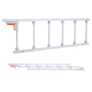 Bệnh Viện nhà sản xuất thiết bị bán chạy nhất giường bên đường ray nhôm có thể gập lại hộ Lan Tôn sóng cho giường bệnh viện - Product Image 1