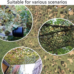 メッシュネットフェンス屋外シェードガーデンミリタリーカモフラージュサンシェードカーカバーシェーディングネット - Product Image 4