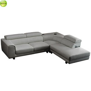 Sofá de Cuero Usado de Color Blanco en Oferta, Sofá Esquinero Clásico de Moda con Video para Cuarto de Bebé 441 - Product Image 3