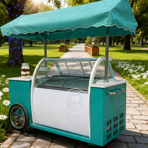 Carrito <span class=keywords><strong>de</strong></span> Helados Móvil con Congelador, Totalmente Equipado, Remolque <span class=keywords><strong>de</strong></span> Venta <span class=keywords><strong>de</strong></span> Helados para Negocios <span class=keywords><strong>de</strong></span> Comida Callejera - Product Image 2