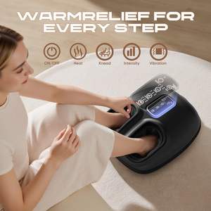 Electric <b>Foot</b> <b>Massager</b> Full Coverage With Heat For <b>Feet</b> And Legs Touchscreen Control Plug In - Product Image 4