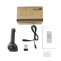 Lecteur de codes-barres 1D série F Netum Factory Outlet, scanner de codes-barres filaire et sans fil pour supermarché