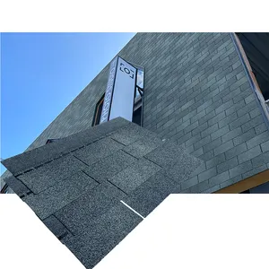 Feuerfeste Fiberglas Bitumenfarbe Asphaltschindeln Baumaterial US-Architektur laminierter Asphalt-Dachschindeln