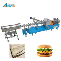 Machines de fabrication de morceaux de soja, machine à protéines de soja texturées, ligne de transformation de viande de soja, extrudeuse