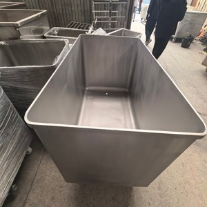 Chariot à viande en acier inoxydable 304 de 100 L, 200 L, 300 L pour l'industrie alimentaire et l'abattoir - Meilleur <span class=keywords><strong>prix</strong></span> - Product Image 2