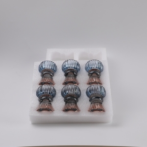 Portacandele Home Decor <span class=keywords><strong>2023</strong></span> nuovo arrivo colorato gradiente rampa portacandele per cono candela di vetro natale - Product Image 6