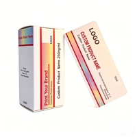 Étiquette autocollante personnalisée en vinyle pour bouteille de liquide imperméable 3ml 5ml 10ml, colle pour peptides, logo