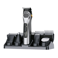 Cuyon Kit de toilettage professionnel 5-en-1 IPX6 étanche alimenté par batterie USB-C rasoir électrique domestique nez corps poils du visage