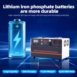 Générateur solaire photovoltaïque domestique Aiya 1500 watts 1700 Wh, hors réseau, station <span class=keywords><strong>d</strong></span>'énergie portable de secours, petite <span class=keywords><strong>centrale</strong></span> électrique. - Product Image 4