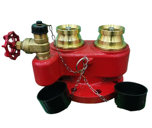 Raccord d'entrée à deux et quatre voies XingLong <span class=keywords><strong>2</strong></span>,5'' BS336 en fonte ductile pour hydrant d'incendie, accessoire de protection incendie pour tuyau d'incendie - Product Image 5