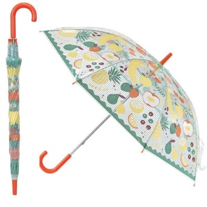 Mini parapluie portable transparent pour enfant avec sifflet, parapluie pour enfants - Product Image 1