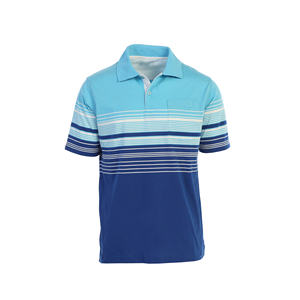 Design personnalisé Offre Spéciale orienté vers l'exportation Polo décontracté à col polo en coton à manches courtes avec logo personnalisé à bande pour hommes du Bangladesh - Product Image 1