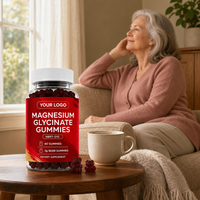 Gummies de Magnésium Glycinate Complexe de Vitamines Minérales Chélatées à Croquer pour Adultes – Soutien au Sommeil et à la Détente