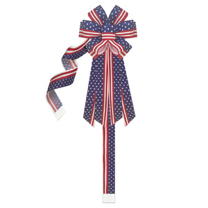 <span class=keywords><strong>Ruban</strong></span> en polyester imprimé <span class=keywords><strong>rouge</strong></span>, <span class=keywords><strong>blanc</strong></span> <span class=keywords><strong>et</strong></span> bleu avec nœud papillon pour la décoration <span class=keywords><strong>de</strong></span> la cour <span class=keywords><strong>et</strong></span> <span class=keywords><strong>de</strong></span> la maison pour le Jour <span class=keywords><strong>de</strong></span> l'Indépendance des États-Unis <span class=keywords><strong>et</strong></span> la Fête nationale - Product Image 5