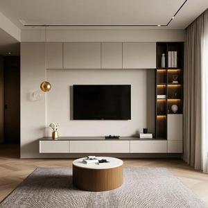 Mobile <span class=keywords><strong>TV</strong></span> <span class=keywords><strong>in</strong></span> <span class=keywords><strong>Legno</strong></span> Massello Stile Industriale Moderno per Soggiorno e Hotel, Arredamento per Sala da Pranzo - Product Image 1