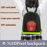 Mochila LED con Pantalla P2.5 Inteligente de Alta Calidad para Publicidad Digital Programable, Control por Celular