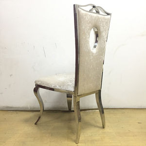 Nouvelle chaise de banquet moderne en acier inoxydable en métal pour l'hôtel - Product Image 4