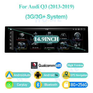 Lecteurs vidéo pour voiture Android 14, Carplay pour <span class=keywords><strong>AUDI</strong></span> <span class=keywords><strong>Q3</strong></span> 2013-2019, lecteur multimédia Androidauto 14,9 pouces, navigation GPS, écran intelligent DSP - Product Image 6