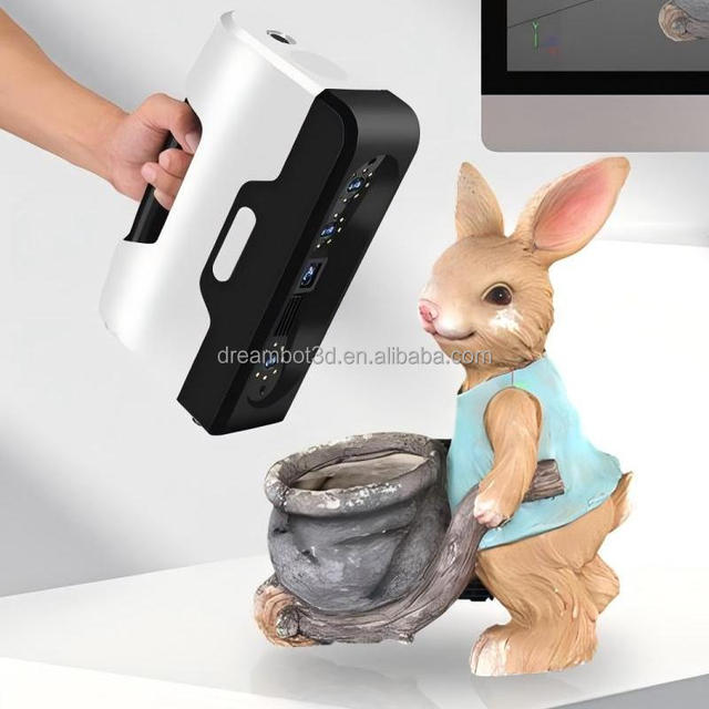 Dreambot3D CE Approved Industrial Grade Handheld Model 3W Full Color Scan Structured Light 3D Scanner for Wide Application