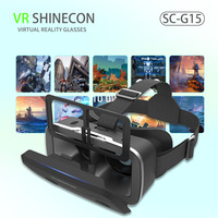 Lunettes de réalité virtuelle 3D G15 à fixation sur la tête pour téléphones mobiles, films, jeux, casques intelligents