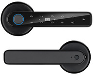 Serrure de porte intelligente électronique à empreintes digitales haute sécurité avec carte mémoire pour porte en acier chambre hôtel bureau