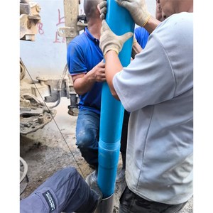 Tubería <span class=keywords><strong>de</strong></span> PVC <span class=keywords><strong>Perforada</strong></span> con Extremo <span class=keywords><strong>de</strong></span> Campana a <span class=keywords><strong>Precio</strong></span> Competitivo, 140 mm, EN 1452, Extracción <span class=keywords><strong>de</strong></span> Agua Subterránea en Tanzania - Product Image 4