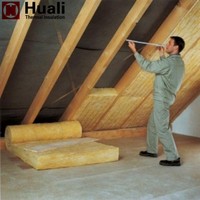 Couverture isolante en laine de verre ASTM C553 48kg/m3 25mm 50mm Vente directe usine Huali Approuvé DNV