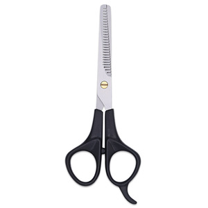 Lubanzuo Hair Thinning <b>Shears</b> Stainless Steel <b>Long</b> <b>Handle</b> Professional Barber Scissors For Bangs Trimming - Product Image 5