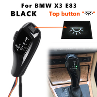 Levier de Vitesse à Pommeau LED pour BMW Séries 1 3 5 6 E90 E60 E46 2D 4D E39 E53 E92 E87 E93 E83 X3 E89 Accessoires Automatiques
