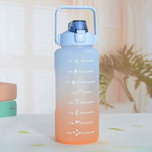 Bouteille d'eau demi-gallon à faible MOQ avec pochette de rangement, bouteilles d'eau de sport de voyage économiques avec support pour téléphone portable - Product Image 4