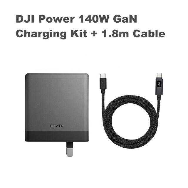 DJI 140W GaN Car Charger Adapter 3 in 1 PD 3.1 Fast Charging Kit with Type C Cables for MacBook Pro DJI Drones Bulk Price