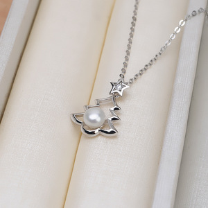 Boucles d'oreilles asymétriques en argent S925 avec pendentif pentagramme, personnalisées, porte-perles 4-6, accessoires de bricolage, ensemble de bijoux fins, modèle 1106 - Product Image 3