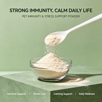 Poudre de soutien immunitaire et anti-stress pour animaux de compagnie, formule quotidienne à base de plantes et de vitamines pour chiens et chats