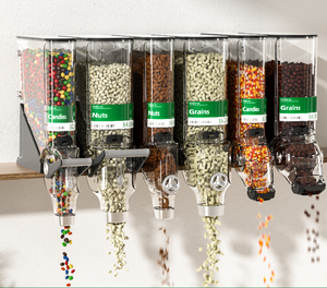 ECOBOX, recién llegado, dispensador de granos a granel montado en la pared, contenedor de gravedad, venta al por mayor, dispensador de dulces al por menor - Product Image 4