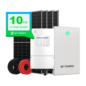 ELESHELL 10kW Grid Hybrid Monocrystalline Silicon Solar <b>System</b> Kit 10.24kWh Battery MPPT Controller Home <b>Energy</b> <b>Storage</b> <b>System</b> - Product Image 1