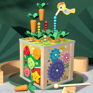 เกมกล่องไม้เสริมพัฒนาการเด็กเล็ก ฝึกการดึง ขุด ตกปลา จับหนอน สำหรับเด็กอายุ 3-6 ปี ของเล่นเสริมทักษะ - Product Image 1