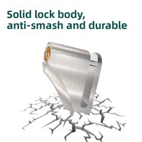 Antivol de disque pour moto et vélo électrique, empilable, anti-effraction, en métal, pour véhicules électriques
