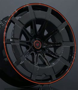 Jantes forgées monobloc Big Face avec disques aérodynamiques en fibre de carbone pour Porsche GTRS, PCD personnalisé 5x130 ou montage à blocage central - Product Image 6